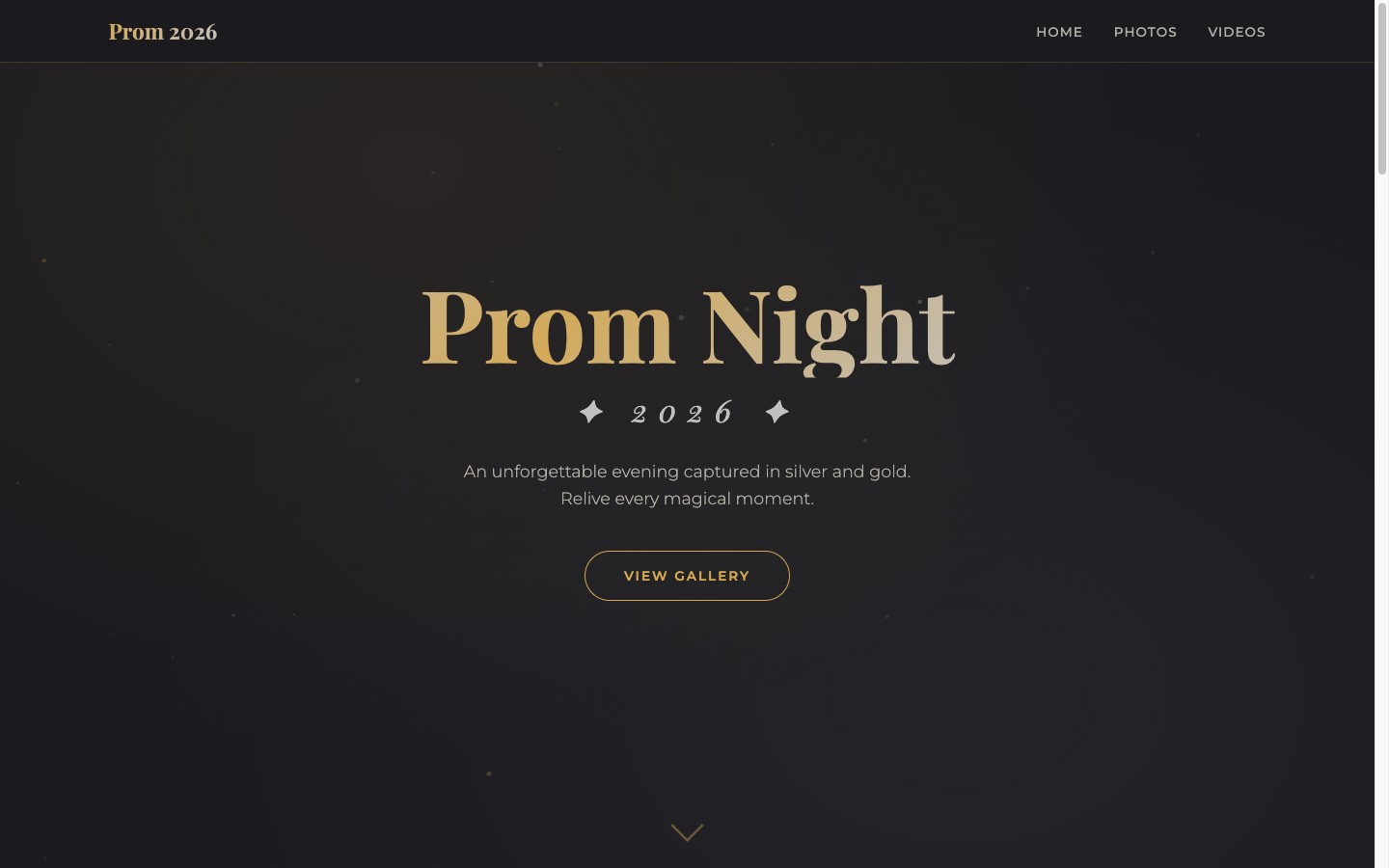 Prom 2026 homepage