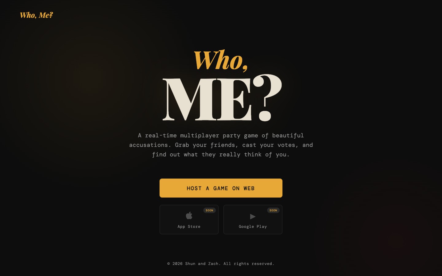 Who, Me? homepage